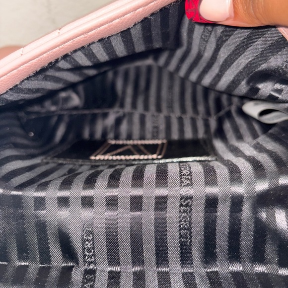 Pink Quilted Victoria secret Chain Shoulder Bag - Picture 4 of 5